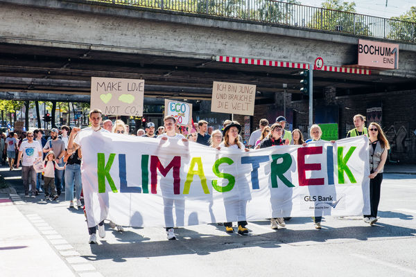 Klimastreik in Bochum mit GLS Bank