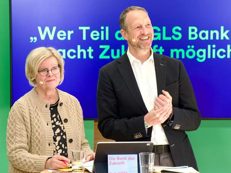 GLS Vorstandsmitglieder Christina Opitz und Dirk Kannacher