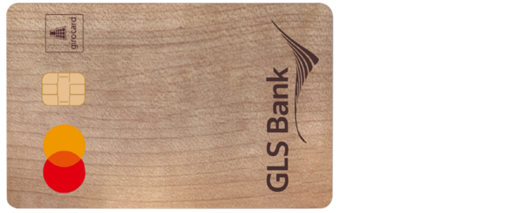 GLS Bankkarte aus Holz