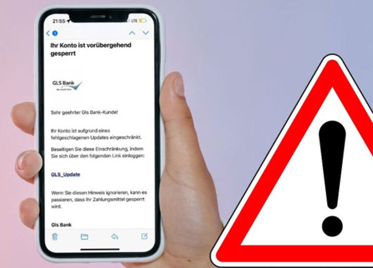 Mehr lesen zu „Falsche Mails von der "GLS Bank"“