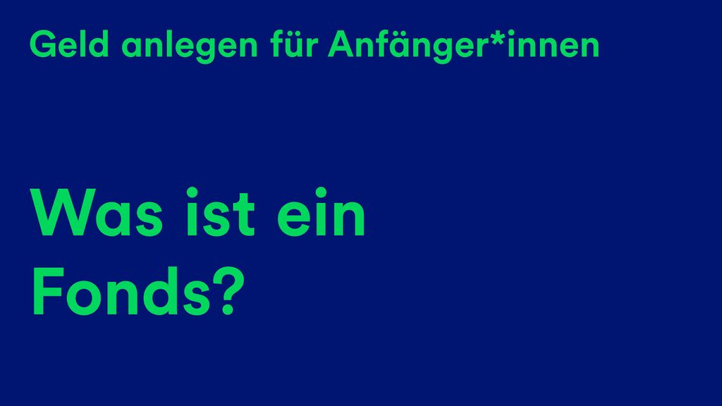 Was ist ein Fonds?