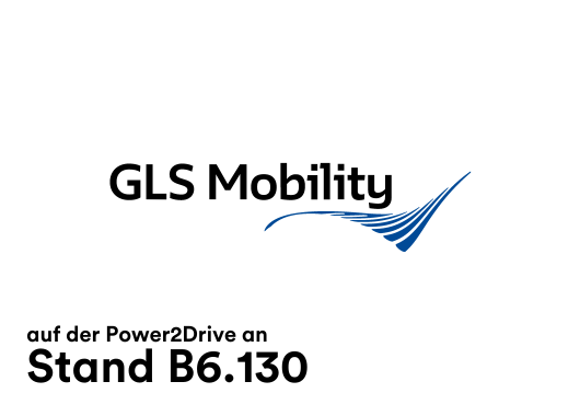 GLS Mobility Logo - auf der Power2Drive an Stand B6.130