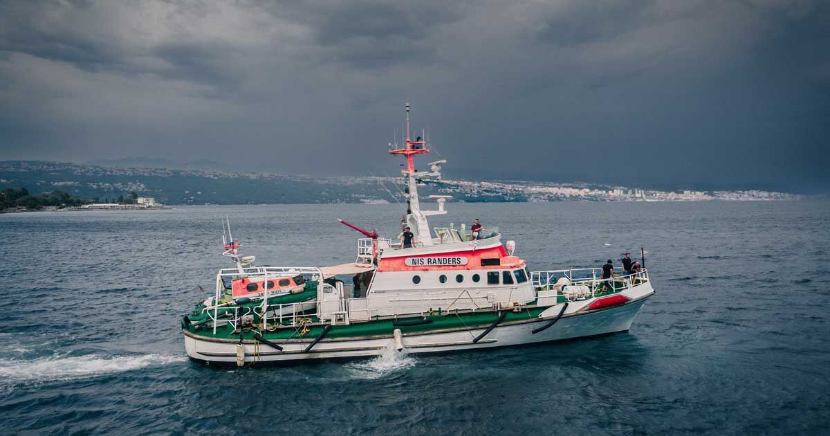 Das Bild zeigt den Rettungskreuzer NIS RANDERS, aus dem die SEA-EYE 5 wird. Foto: Maik Lüdemann