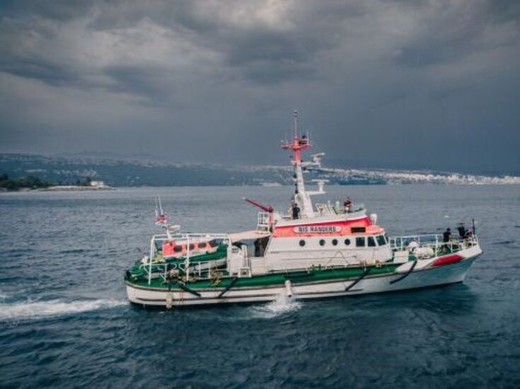 Das Bild zeigt den Rettungskreuzer NIS RANDERS, aus dem die SEA-EYE 5 wird. Foto: Maik Lüdemann