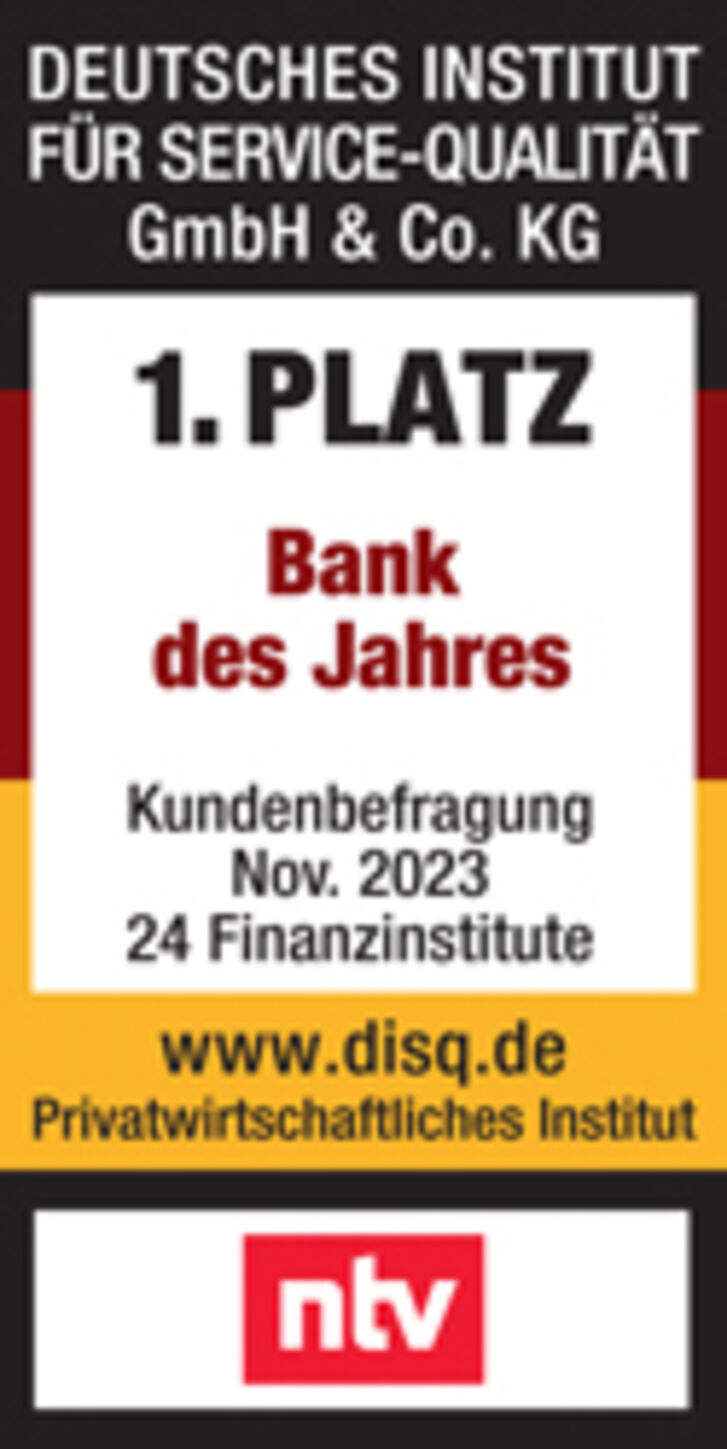 Siegel Bank des Jahres 2023